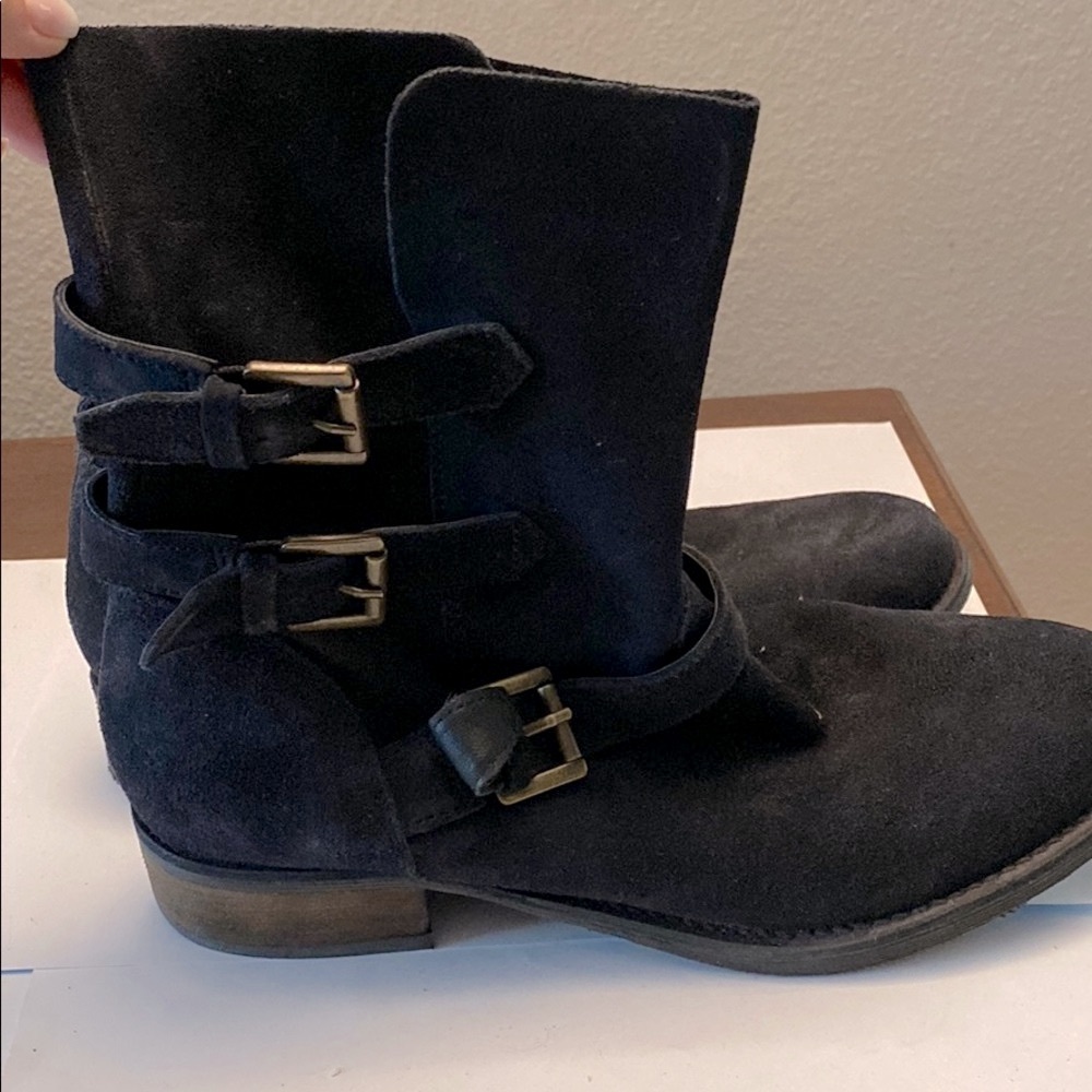 Steve Madden Barely Worn Suede Booties - image 1
